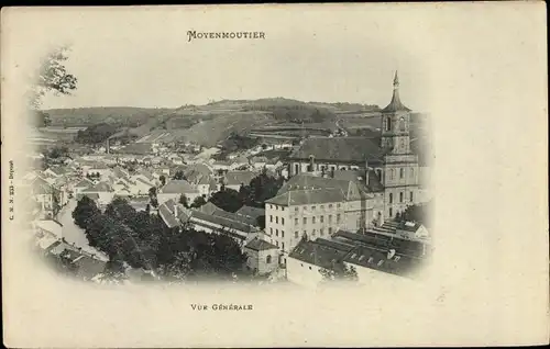 Ak Moyenmoutier Vosges, Vue Générale