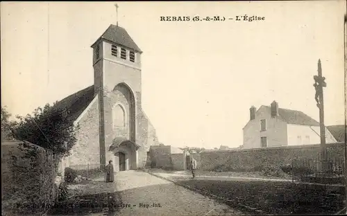 Ak Rebais Seine et Marne, L´Église