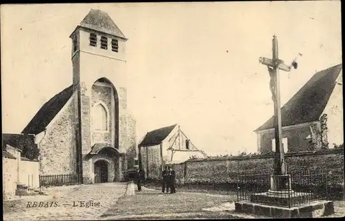 Ak Rebais Seine et Marne, L´Église