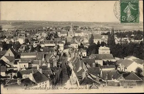 Ak Montoire Loir et Cher, Vue Générale