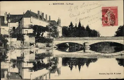 Ak Montoire Loir et Cher, Le Pont