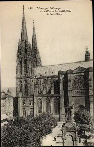 Ak Clermont Ferrand Puy de Dôme, La Cathédrale