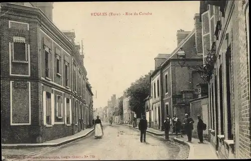 Ak Rugles Eure, Rue du Canche