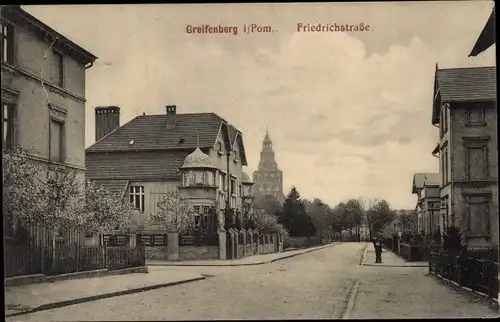 Ak Gryfice Greifenberg Pommern, Friedrichstraße