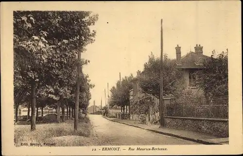 Ak Ermont Val d’Oise, Rue Maurice Berteaux