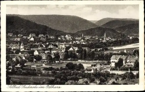 Ak Bad Suderode Quedlinburg im Harz, Panorama