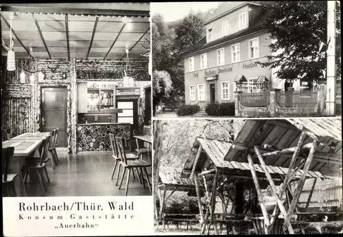Ak Rohrbach in Thüringen, Konsum Gaststätte Auerhahn