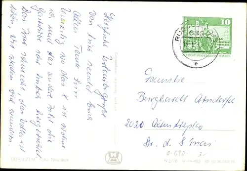 Ak Rohrbach in Thüringen, Konsum Gaststätte Auerhahn