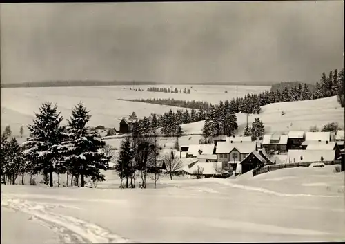 Ak Trautenstein Oberharz am Brocken, Schneelandschaft