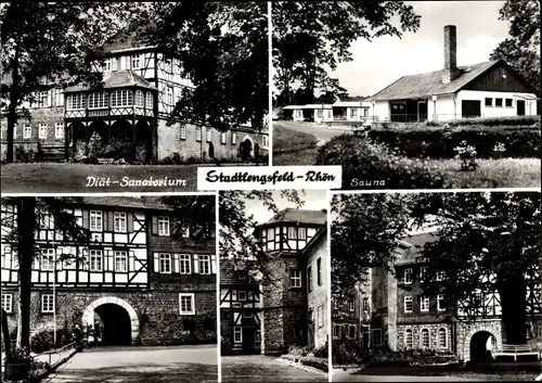 Ak Stadtlengsfeld in Thüringen, Rhön, Diät Sanatorium, Sauna