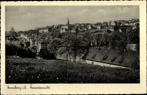 Ak Annaberg Buchholz Erzgebirge, Gesamtansicht