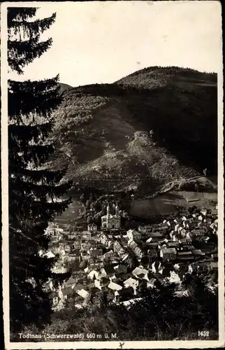 Ak Todtnau im Südschwarzwald, Teilansicht vom Ort