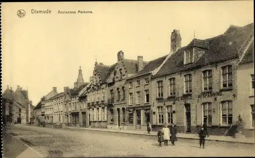 Ak Diksmuide Dixmude Westflandern, Anciennes Maisons
