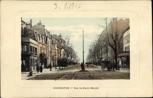 Passepartout Ak Charenton Val-de-Marne, Rue de Saint Mandé