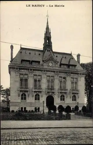 Ak Le Raincy Seine Saint Denis, La Mairie