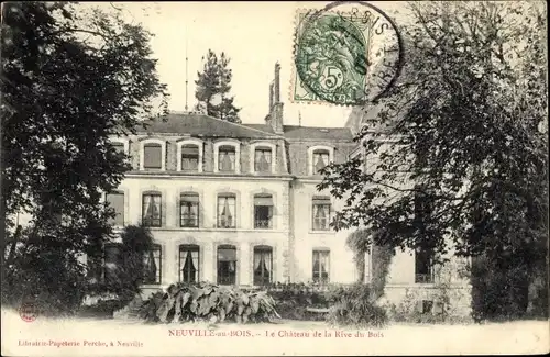 Ak Neuville aux Bois Loiret, Château de la Rive du Bois