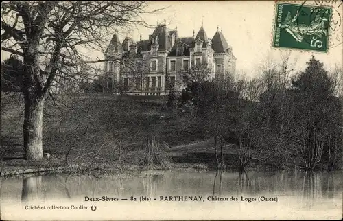 Ak Parthenay Deux Sèvres, Château des Loges