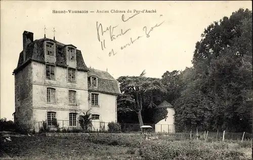 Ak Sauzé-Vaussais Deux Sèvres, Ancien Château du Puy d´Anché
