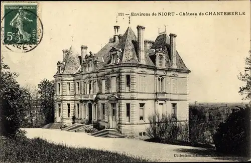 Ak Niort Deux Sèvres, Château de Chantemerle