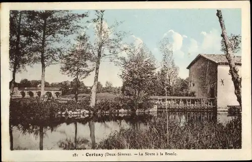 Ak Cerizay Deux Sevres, Sèvre à la Branle