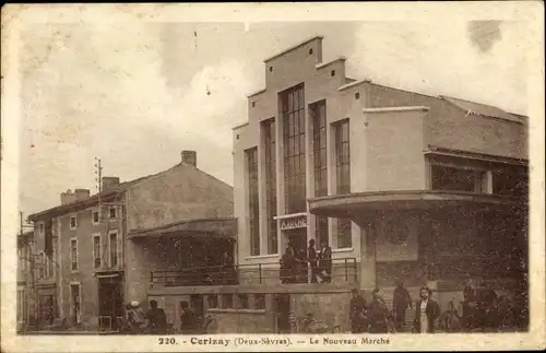 Ak Cerizay Deux Sevres, Le Nouveau Marché