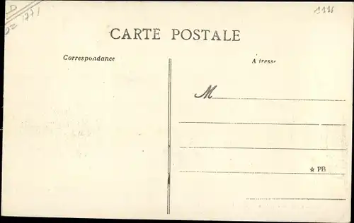 Ak Puisieux Seine-et-Marne, Ferme de Poligny, Incendiée par les Allemands, Guerre de 1914