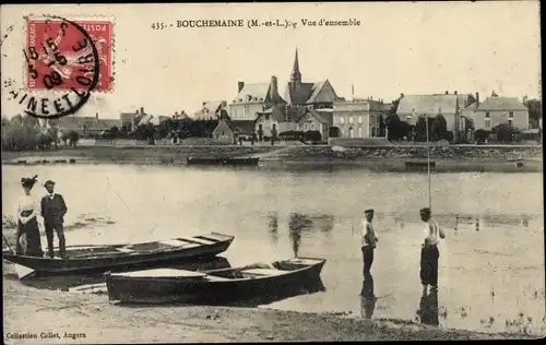 Ak Bouchemaine Maine-et-Loire, Vue d´Ensemble