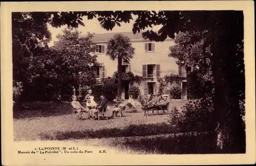 Ak La Pointe Maine et Loire, Manoir de la Prévôté, Un Coin du Parc