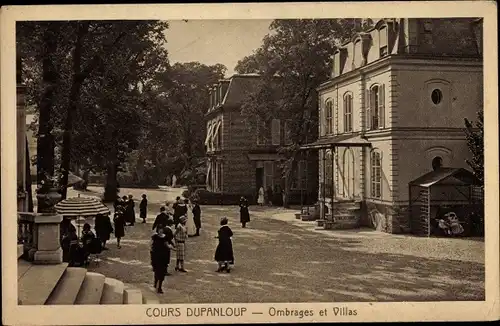 Ak Cours Dupanloup Haut-de-Seine, Ombrages et Villas