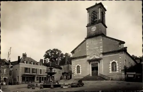 Ak Vézelay Yonne, L´Église