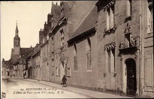 Ak Montoire Loir et Cher, L´Hôtel de Ville