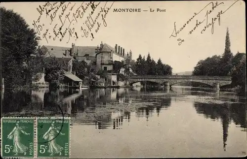 Ak Montoire Loir et Cher, Le Pont