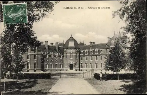 Ak Salbris Loir et Cher, Château de Rivaulde