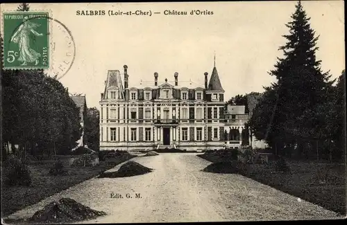 Ak Salbris Loir et Cher, Château d´Orties