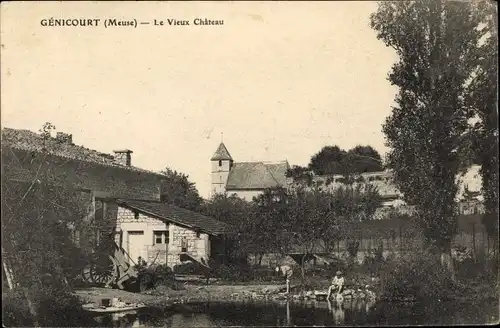 Ak Genicourt sur Meuse, Le Vieux Chateau