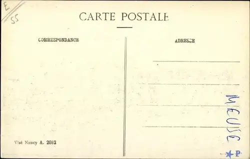 Ak Lerouville Lothringen Meuse, Ortspartie