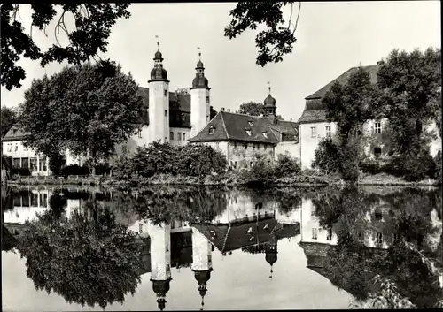 Ak Blankenhain Crimmitschau, Schlosspark, Partie am Wasser