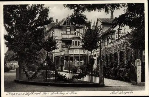 Ak Bad Lauterberg im Harz, Kneipp und Luftkurort, Hotel Langrehr