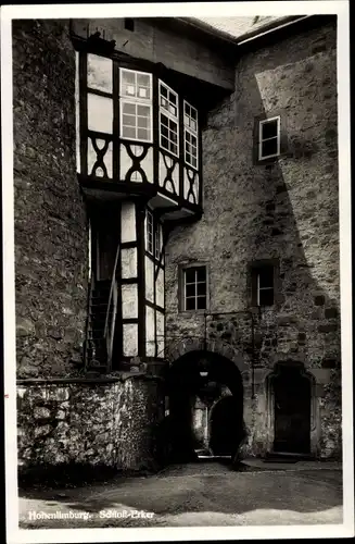 Ak Hohenlimburg Hagen Ruhrgebiet, Schloss Erker, Teilansicht