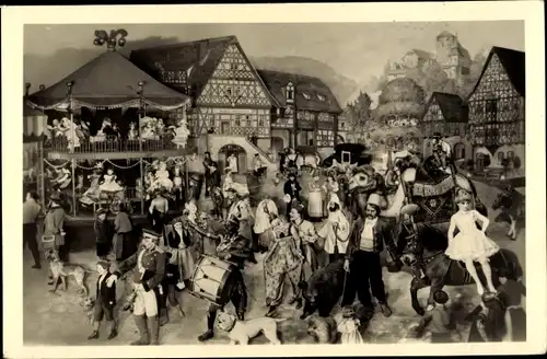 Ak Sonneberg in Thüringen, Spielzeugmuseum, Thüringer Kirmes, Weltausstellungsgruppe für Brüsseö