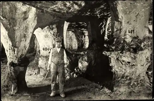 Ak Walldorf Thüringen, Sandsteinhöhle