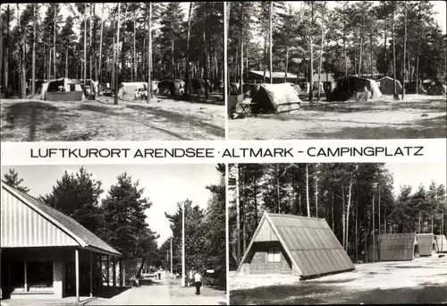 Ak Arendsee Altmark, Campingplatz