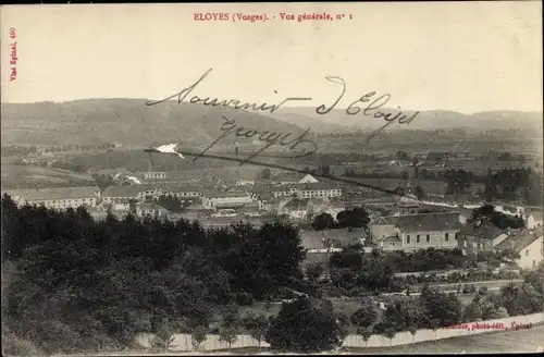 Ak Eloyes Vosges, Vue Générale