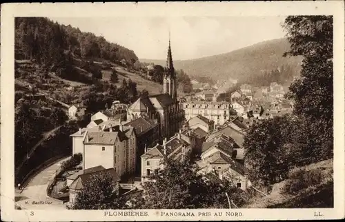 Ak Plombières les Bains Lothringen Vosges, Panorama