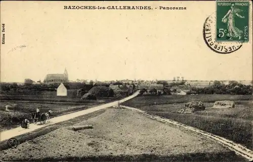 Ak Bazoches les Gallerandes Loiret, Panorama
