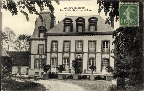 Ak Auxy Loiret, Villa Jeanne d´Arc