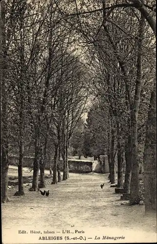 Ak Ableiges Val-d’Oise, La Menagerie