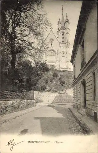 Ak Montmorency Val d’Oise, L'Eglise