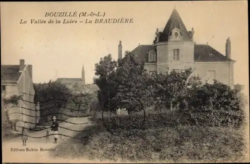 Ak Bouzillé Maine et Loire, La Braudière