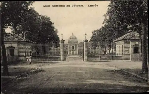 Ak Le Vésinet Yvelines, Asile National, Entrée